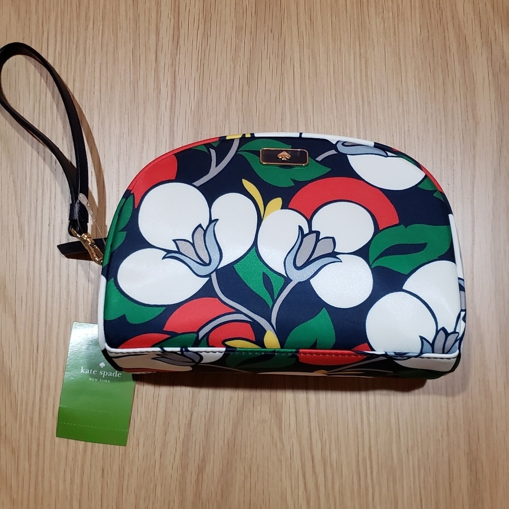NWT Kate Spade Dawn Breezy Floral Cosmetic Bag